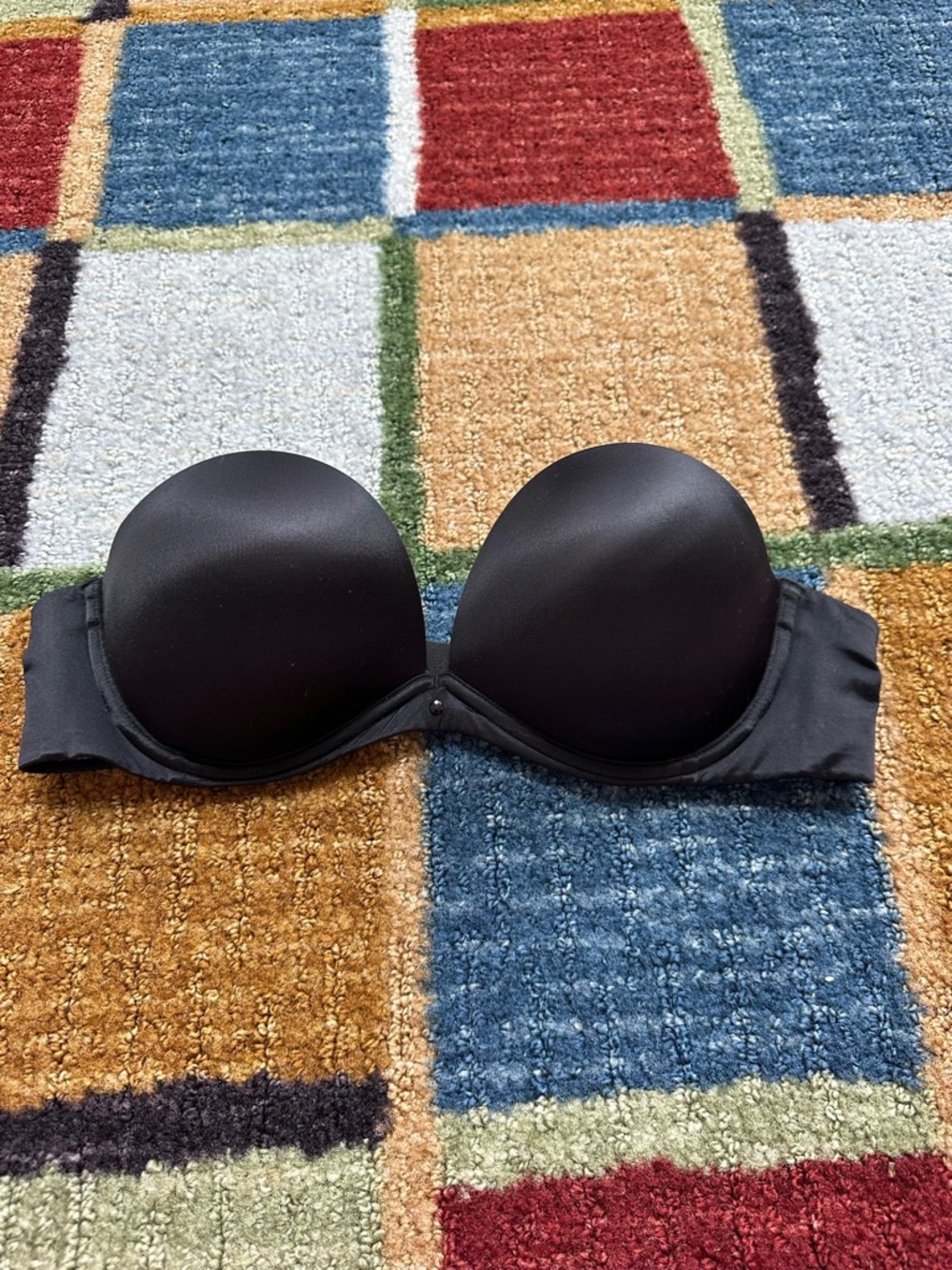 Victoria's Secret Black Strapless Push-Up Bra